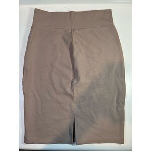 Charlotte Russe Mid Rise Pencil Skirt Women’s Medium Stretch Khaki